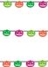 Rubies S4327, Vilt, Groen, Oranje, Paars