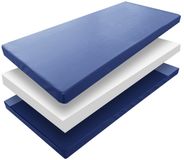Merkloos / Sans marque Zorgmatras Incontinentiematras 90x200 cm - Koudschuim - Waterafstotende PU-hoes - 16 cm