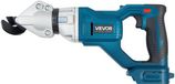 VEVOR cisaille à tôle sans fil, tête pivotante à 360 degrés, double lames, vitesse de 25 000 tr/min, coupe acier galvanisé de calibre 18, acier inoxydable de calibre 20, tôle d'aluminium, plastique, carton