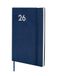 Finocam Kalender 2026, weekoverzicht, januari - december (12 maanden), jaarplanner 2026, met elastiek en puntband, zachte omslag, blauw, Spaans
