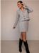 Freebird Linde Blazer Pied-de-poule multicolore Manches longues Col à revers Poches à rabat Femme M