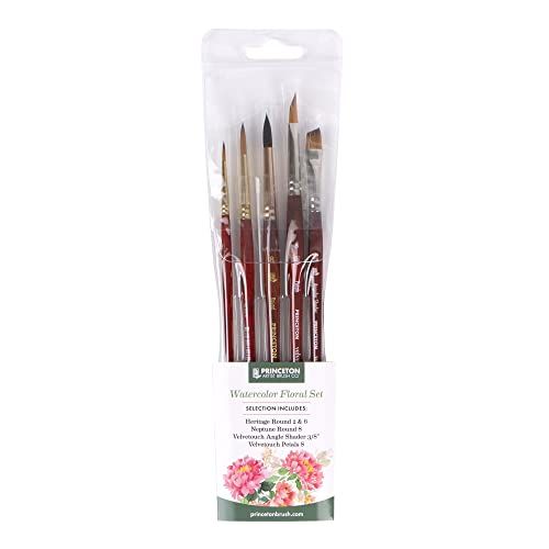 PRINCETON Artist Brush Set Aquarel Floral 5 penselen