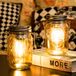 Unyqoos® Transparante glazen LED-tafellampen (2 stuks)