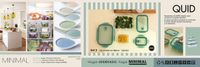 Quid Minimal Set Lunchboxen Groen Glas 330 ml 800 ml 1,8 L 3 Onderdelen