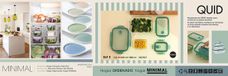 Quid Minimal Set Lunchboxen Groen Glas 330 ml 800 ml 1,8 L 3 Onderdelen