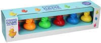 Home & Styling Jeu de pêche aux canards - 6 canards avec 2 cannes à pêche - Multi