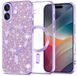 Techsuit Luxe Glitter MagSafe iPhone 17 Lilas Clair