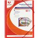 Grafoplás 39843051 Maxiplass Personaliseerbare map met spiraalbinding, 30 transparante hoezen, rood