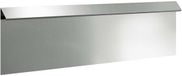 vidaXL Slakkenhekje 100 x 3,5 x 25 cm gegalvaniseerd staal zilver