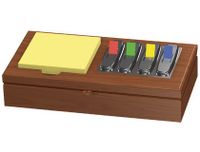 Houder Houten houder voor zelfklevende notities en vlaggen, S-53, 200 x 420 x 106 mm