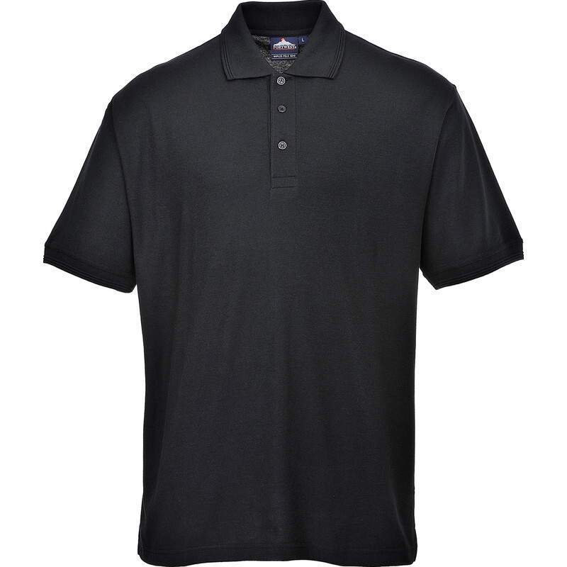 Portwest Poloshirt L zwart