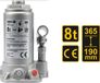 Vorel 80042 - Marteau hydraulique - 8 Tonnes - Certification CE