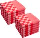 Byrklund Theedoek Clean & Tidy Rouge - Set de 12