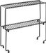Metaltex Stapelbaar Kruidenrek Spice Bridge Set van 2 Zwart Metaal 29x7x14 cm