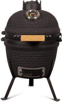 Patton Kamado Grill Classic houtskool barbecue / mat zwart / Keramisch / rond