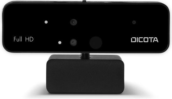 Dicota D31892 Webcam - 1080p - USB - Black