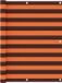 vidaXL Balkonscherm 120x300 cm Oxford stof Oranje en bruin