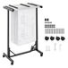 VEVOR Présentoir mobile pour plans, Support de plans réglable, Incluant 12 pinces en aluminium (762 mm), Roulettes pivotantes, Présentoir pour dossiers, dessins, affiches, bureau et maison