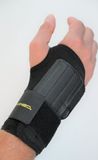 Novamed Lichtgewicht polsbrace - Zwart/Beige - Links