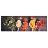 VidaXL Keukenmat wasbaar spoons 45x150 cm