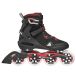 Rollerblade Macroblade 90 Patins à roulettes pour hommes (Noir/Rouge - 45.5)