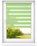 Fart Produkt Dag en Nacht Dubbel Rolgordijn Mini - 80x140cm - Lime