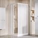 Ravak Porte de douche ASRV3-90, 870-890 mm, blanc/Perle
