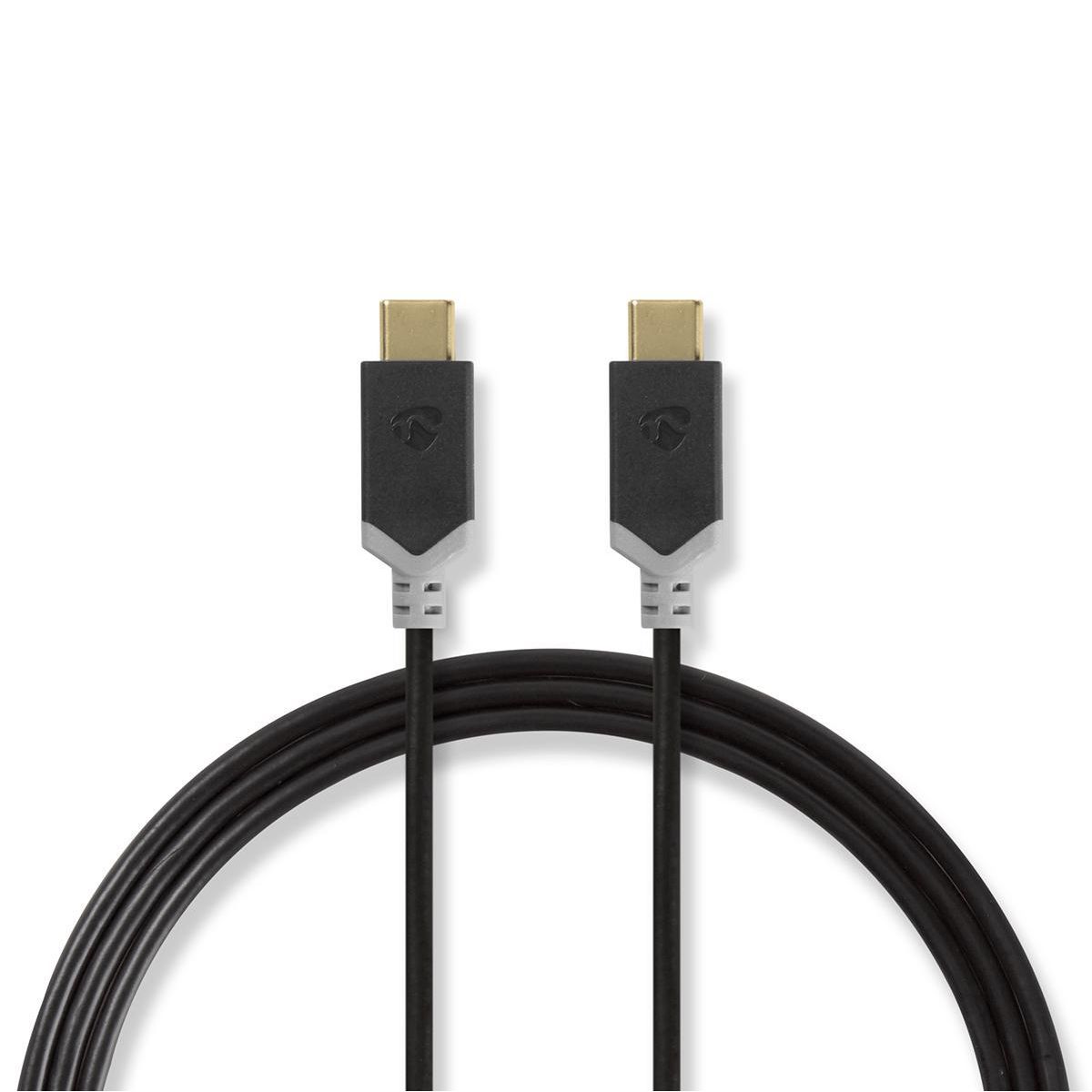 Nedis CCBW64700AT20 USB-kabel - 2 m - Zwart