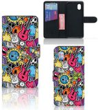 B2Ctelecom Alcatel 1B (2020) Wallet Case met Pasjes Punk Rock