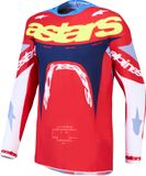 Alpinestars Supertech Dyna Motocross-trui - Rood/wit/blauw - XL