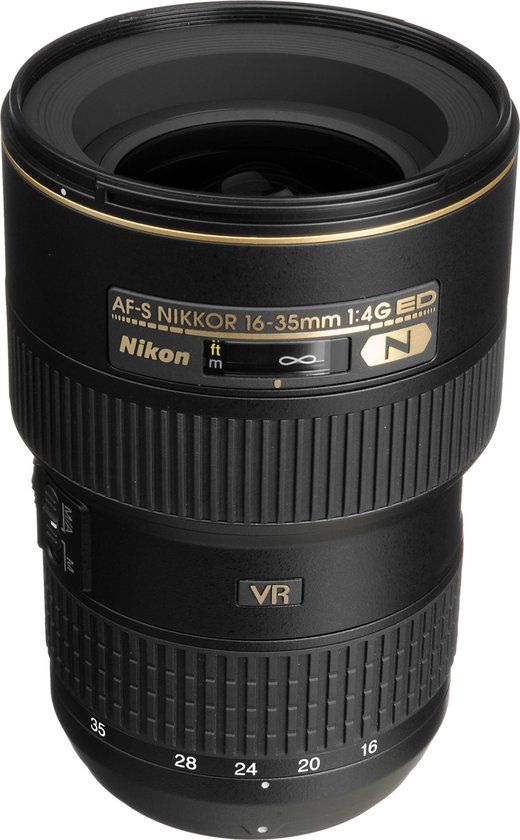 Nikon AF-S NIKKOR 16-35mm f/4G ED VR Lens - Black