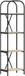 vidaXL Boekenplank 4-laags 40 x 30 x 146 cm Bewerkt hout Sonoma Eik