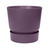 elho pot de fleurs greenville rond d16 h15cm Vintage prune