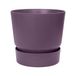 elho pot de fleurs greenville rond d16 h15cm Vintage prune