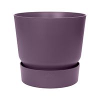 elho pot de fleurs greenville rond d16 h15cm Vintage prune