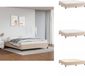 vidaXL Bedframe Kunstleer Cappuccinokleurig 180x200 cm