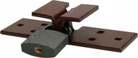 KOTARBAU Grendelset met Hangslot voor Garagedeuren en Poorten
