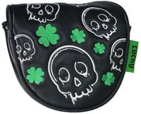 Legend Putter Mallet Headcover Lucky Zwart Groen