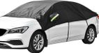 Queta Halfgarage autoafdekking, autogarage dekzeil fosforescerend auto halfgarage voorruit beschermhoes sneeuwbescherming UV-bescherming