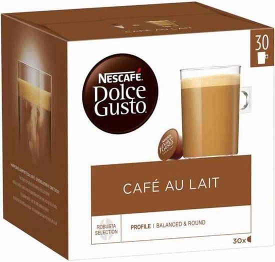 Nescafé Dolce Gusto Café au Lait Big Pack - 30 Cups