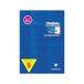 Clairefontaine 6138Cpack Pak met 5 Gelijmde Notitieblokken International Klein Blue - A4 21x29,7 cm - 100 Uitscheurbare Pagina’s 4-Kleuren Indeling Speciaal Slechtzienden Interlinie 3mm - Wit Papier 90 g - Gecoate Kartonnen Omslag