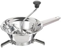 Moulinex Klassieke handmatige groentemolen in roestvrij staal, klein model, gemakkelijk te malen, puree, soep, compote, vaatwasmachinebestendig, gemaakt in Frankrijk A40106