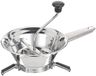 Moulinex Klassieke handmatige groentemolen in roestvrij staal, klein model, gemakkelijk te malen, puree, soep, compote, vaatwasmachinebestendig, gemaakt in Frankrijk A40106