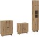 vidaXL - 3-delig - badkamerkast - set - EDE - Artisanaal eiken