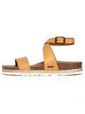 Bayton Sandalen met riem 'Karratha' lichtbruin