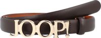 JOOP! Leren Riem 2,0 CM Fashion Women's Belt W90 D`Brown Donkerbruin