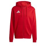adidas Entrada26 Full Zip Hoodie Sweatshirt, team power red 2/white, S