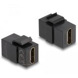 Delock HDMI Keystone module | HDMI2.0 (4K 60Hz + HDR) | zwart