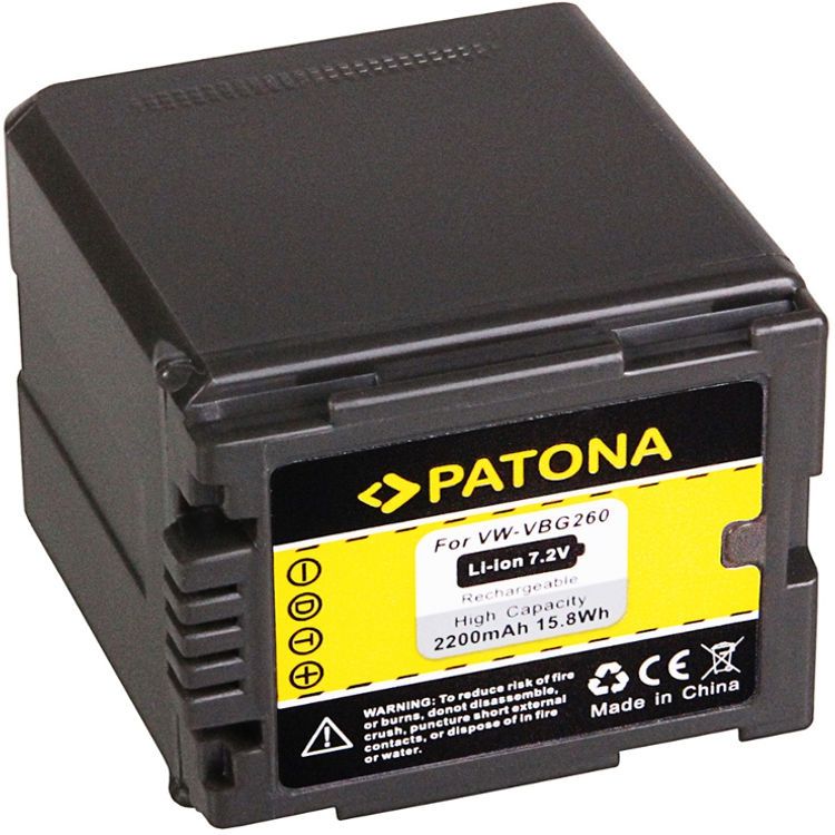 Patona Panasonic VW-VBG260 accu