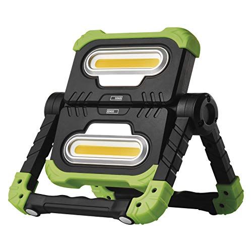 Emos Opvouwbare LED Bouwspot - 2000 lm - USB Oplaadbaar - Groen/Zwart